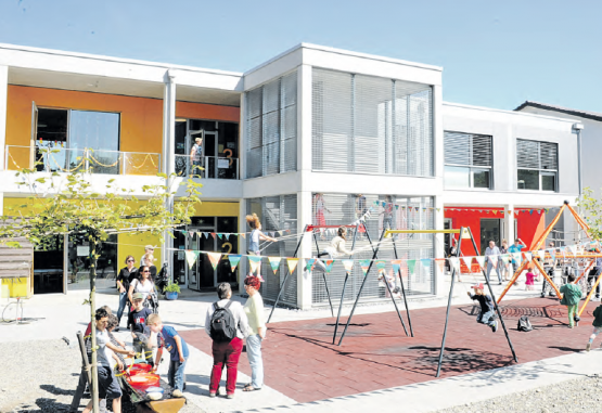 «Schulhaus Gänstel» (Bild: mars.)