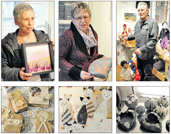 Handwerker und Kunstschaffende aus der Region zeigen ihre Arbeiten (Bild: hg)