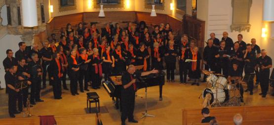 Der Gospelchor von Theo Widmer sang in der reformierten Kirche Schöftland