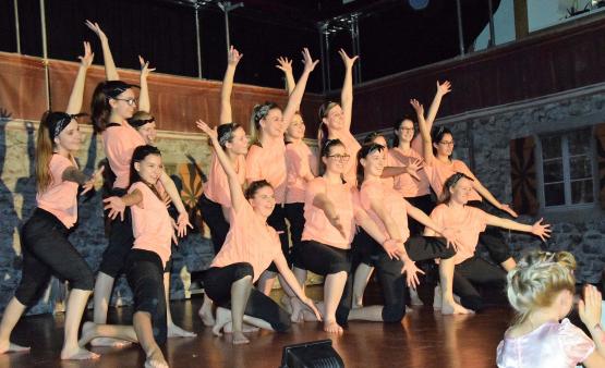 Nach der gelungenen Vorführung – eindrückliches Schlussbild