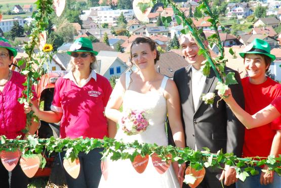 Es waren berauschende Momente an der Hochzeit von Käthi ind Stefan Lüscher