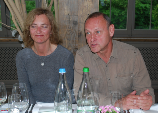 Kurt Freudemann und Partnerin Karin Schmitz (Bild: Heidi Härri)