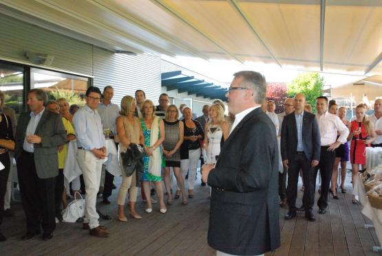 Geniessen und Gutes tun: Walter Keller konnte zahlreiche Golfer begrüssen