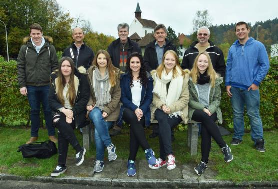 Leider nur knapp ein Drittel der eingeladenen Jungbürger waren mit dabei