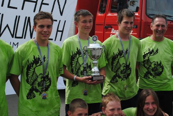 Zusammen mit ihren Kollegen gaben sie Vollgas – und siegten