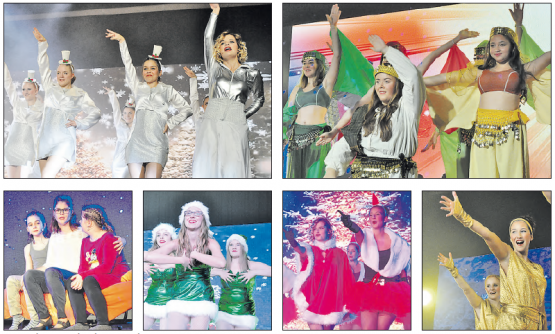 Den Zauber von Weihnachten versprüht: Die Tänzerinnen vom Tanz- und Fitnessträffponkt Zetzwil präsentierten ein grandioses Weihnachtsmusical, welches am kommenden Wochenende in die zweite Runde geht. (Bilder: hg.)