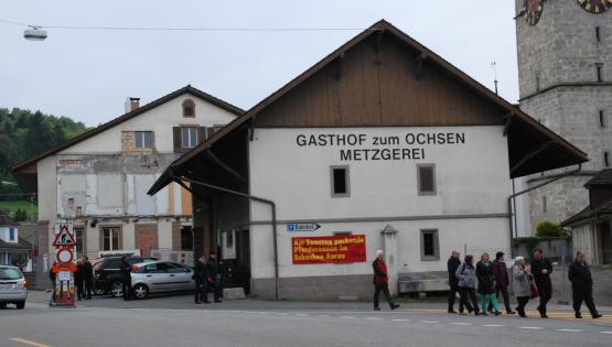 Der Gasthof zum Ochsen wird auch weiterhin das Dorfbild prägen