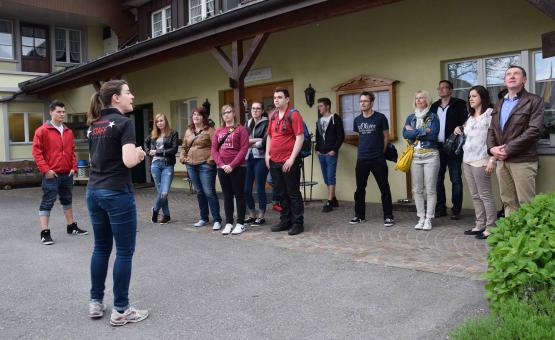Auf dem Rütihof – der besorgte Blick zum Himmel. Hält das Wetter noch?