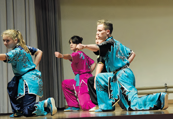 Wu Shu Juniorenmannschaft von Jürg Wiesendanger (Bild: st.)