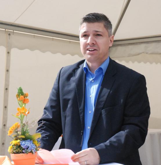 Gemeindeammann Andreas Urech ist glücklich über die Lösung am Müheler Bahnhof