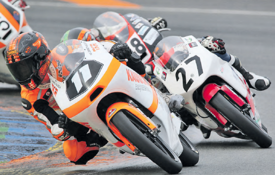 Letztes Rennen der Spanischen Moto3-Meisterschaft: Der 18-jährige Reinacher Jarno Kausch peilt beim dritten Rennen seines Comebacks einen Top-Ten-Platz an. (Bild: zVg.)