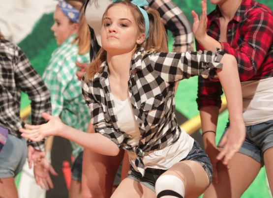 Sexy Outfit und tolle Choreo. Die Darbietungen des Damenturnvereins ernteten in der Zetzwiler Turnhalle viel Applaus. (Bild: Remo Conoci)