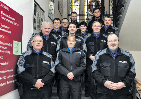 11 der 15 Mitglieder der Regionalpolizei aargauSüd (Bild: msu.)