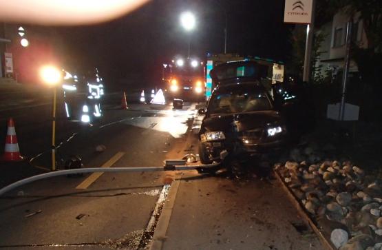 Auch die Feuerwehr musste aufgeboten werden
