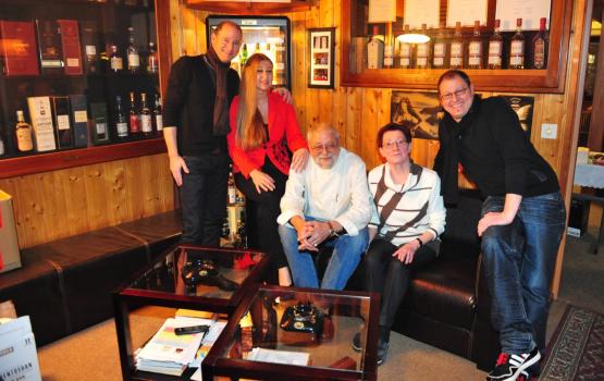 Familie Fritz und Heidi Hermann mit ihren Kindern Daniela, Thomas und Martin.