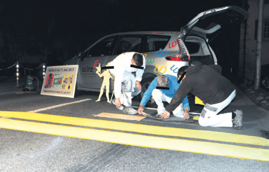 Die Täter wollten unerkannt bleiben (Bild: Martin Sommerhalder)