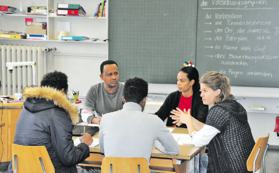 Eine «Vorlehre» für Flüchtlinge und Asylsuchende (Bild: Martin Sommerhalder)