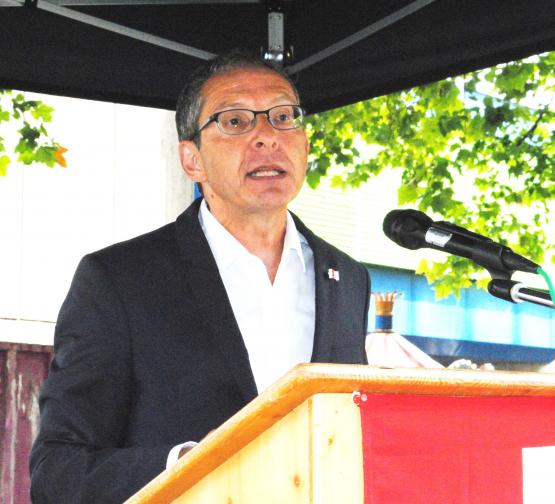 Die beiden Entfelden feierten gemeinsam – mit Regierungsrat Dr. Urs Hofmann