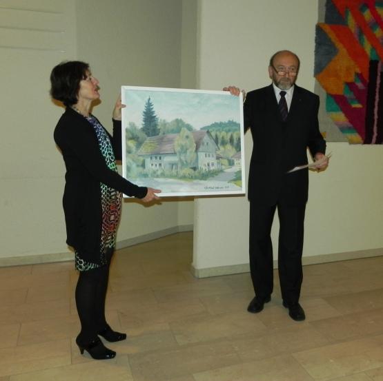 Ein Bild von Fritz Burkhard für die Gemeinde