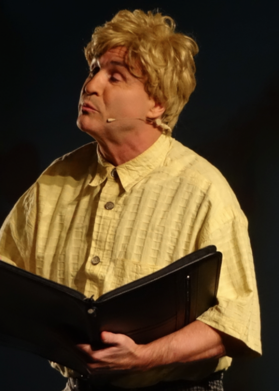 René Rindlisbacher vom Duo Edelmais im Saalbau (Bild: lo.)