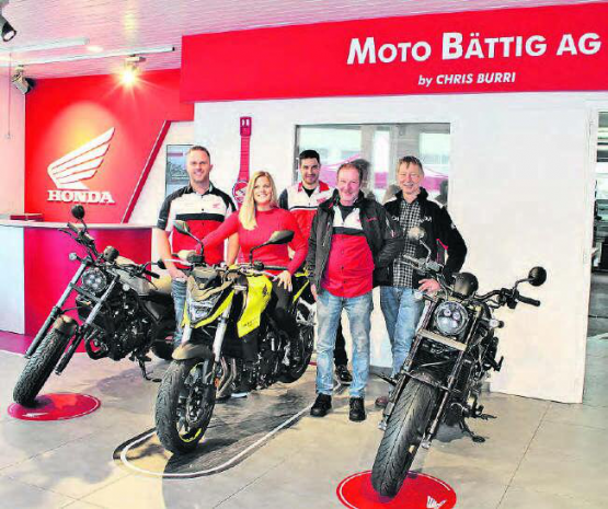 Mit Freude engagiert: Chris Burri, Nadine Hunziker, Roland Stierli, Walter Hermann und Willi Bättig. (Bild: grh)