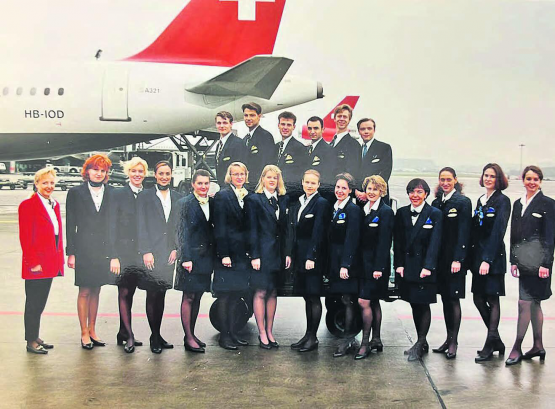 Aus dem Fotoalbum: Die Ausbildungsklasse vom Mai 1995 mit Andrea Blättler (6. von rechts). (Bilder: zVg.)