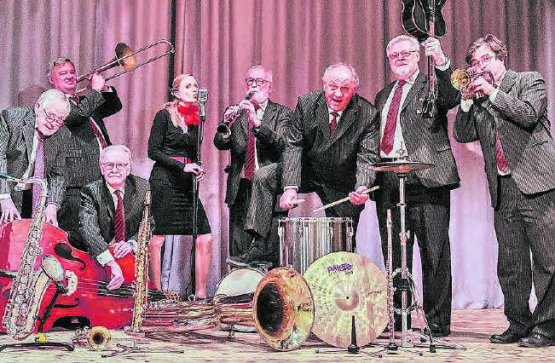Waldfest im Niedetel in Teufenthal: Die Bridge Pipers Jazz Band aus Brugg spielt am Samstagabend. (Bild: zVg.)