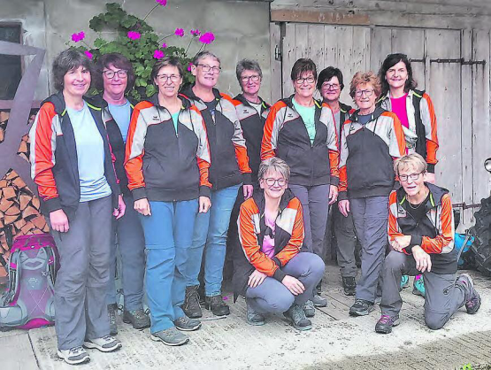 Auf Reisen: Die diesjährige Turnfahrt des Frauenturnvereins führte nach Sörenberg. (Bild: zVg.)