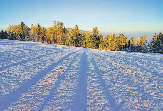 Abendstimmung auf dem Buttenberg in Rickenbach. Das Jahr geht zu Ende und schon bald folgt ein neues Jahr und damit ein neuer Start. (Bilder: zVg.)