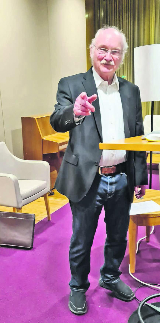 Galt als Lokführer-Schreck: Felix Halter erzählte in der Residenz Falkenstein über sein spannendes Leben. (Bild: zVg.)