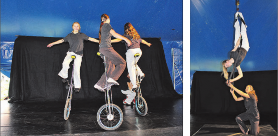 Schon bald wird die Compagnia Capriola das Publikum mit ihrem artistischen Können im Programm ¿NOUVEAU CIRQUE? begeistern. (Bilder: grh)