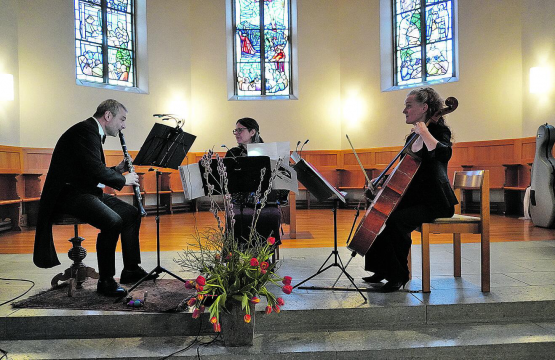Das Trio «La Jalousie» präsentierte ein grosses Spektrum an Musikstücken. (Bilder: mek)