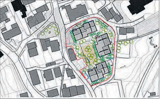 Dorfkernentwicklung der Gemeinde Burg: Die Gemeinde möchte die Führungsaufgabe nicht den Investoren überlassen. (Bild: zVg.)