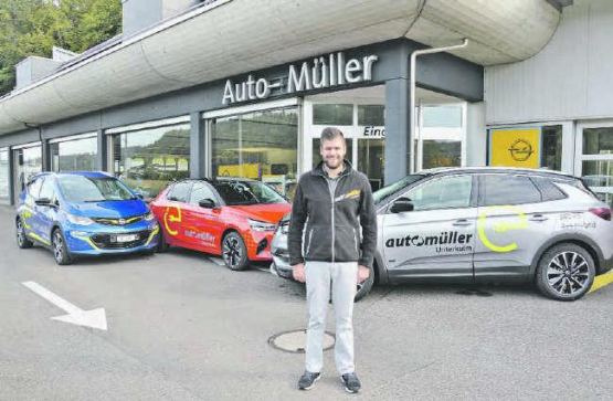 Das Elektroauto für alle: Bei der Auto Müller AG in Unterkulm können gleich drei Modelle erlebt werden, Silvio Müller und sein Team freuen sich auf Ihren Besuch. (Bild: zVg.)
