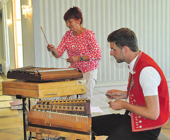 Ein besonderes Schmankerl: Nicolas Senn trat zusammen mit Barbara Schirmer auf.