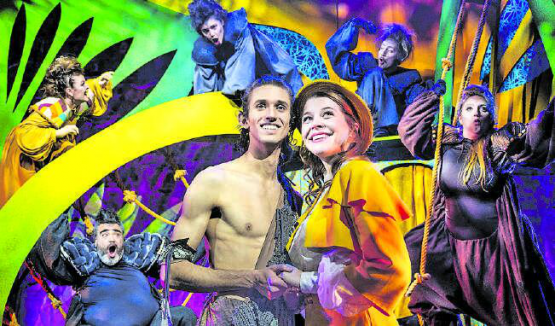 Die Urwaldsaga neu erzählt: Im März wird im Kultur- und Kongresshaus Aarau das Familienmusical «Tarzan» gezeigt. (Bild: zVg.)