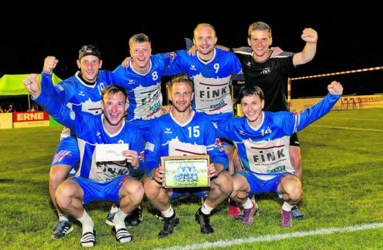 Das siegreiche Team aus Deutschland: Vaihingen/Enz gewinnt das Weltklasse Abendturnier am Erlenweg in Oberentfelden. (Bild: fba.)
