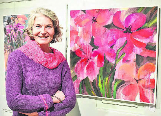 Inspiration aus der Natur: Katharina Eppenberger-Häfeli aus Oberkulm zeigt sich für farbenprächtige Blumenbilder verantwortlich. (Bilder: hg.)