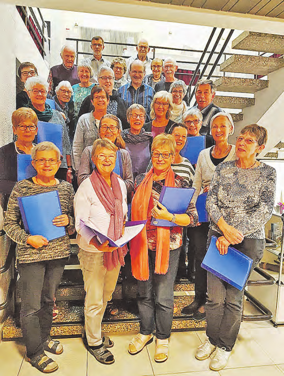 Grüsse aus Schwarzenberg. Hier haben die Mitglieder des Singkreises Gränichen ein intensives Probewochenende erlebt. (Bild: zVg.)