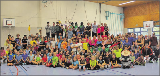 Ein intergalaktisches Erlebnis: Der Cevi Reinach nahm am Wurmlochbballturnier in Entfelden teil. (Bild: zVg.)