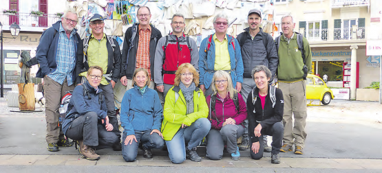 Das Bliib-Fit-Team auf Reisen: Ende September fuhr man gemeinsam ins Heidiland und verbrachte zwei wunderschöne Wandertage in den Flumserbergen. (Bild: zVg.)