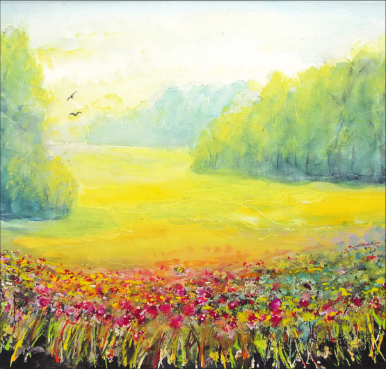 Lichter Sommertag im Mittelland Aargau
Aquarell u Mt a PaLw, 2025. Ein lichter Sommertag im Mittelland Aargau Gemäldebild und Text von Alberto Romer, Beinwil am See