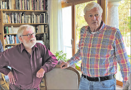 Preisträger des «Premio Masciadri 2024»: Die Schriftsteller Thomas Heckendorn und Alexander Grass (Bild: zVg)