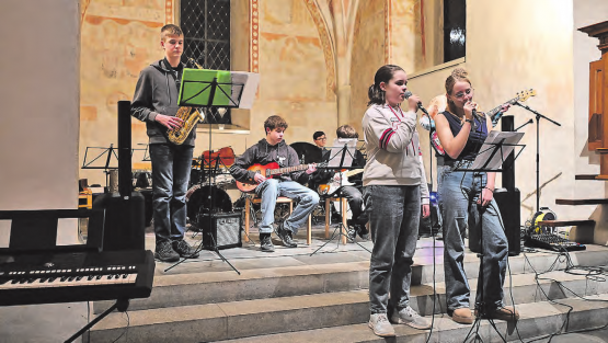 Die Band «The Rising Stars» der Musikschule Kulm begesiterten das Publikum. (Bilder: zVg.)
