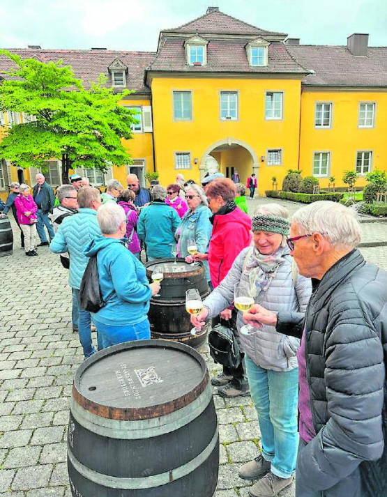 Kam sicher nicht zu kurz: Wein degustieren in Meersburg. (Bild: zVg.)