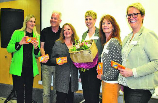 Der einstimmig bestätigte Vorstand: (von links) Bettina Bossard, Andy Keller, Andrea Hassan, Monika Burgherr, Maya Waldburger sowie die Buchhalterin Marianne Hochuli. (Bilder: st.)