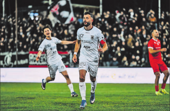 Valon Fazliu ist mit seinen zwei Treffern und nun insgesamt 55 Toren zum zweitbesten Torschützen in der Aarauer Vereinsgeschichte geworden. Mehr Tore hat nur Charly Herbert geschossen. (Bild: Sarah Rölli)