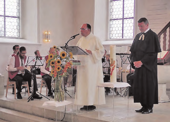 Die Gemeinschaft gefeiert: Zum 1. August wurde in der reformierten Kirche Seon ein ökumenischer Gottesdienst gefeiert. (Bild: zVg.)