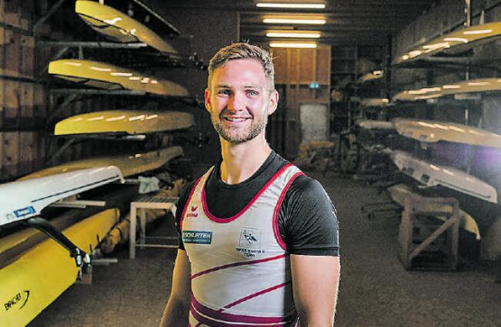 Sieger in einem speziellen Jahr: Der Ruderer Scott Bärlocher aus Würenlos wurde vom Publikum zm Sportler des Jahres 2020 gewählt. (Bild: zVg.)