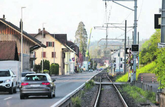 Dieser Anblick ist so nicht mehr möglich: Der schon von weit her sichtbare Mammutbaum in Birrwil steht nicht mehr.